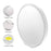 LED Flush Mount Ceiling Light Fixture, 5000K Daylight White, 3200LM, 12 Inch 24W, Flat Modern Round Lighting Fixture, 240W Equivalent White Ceiling Lamp for Kitchens, Stairwells, Bedrooms.etc.