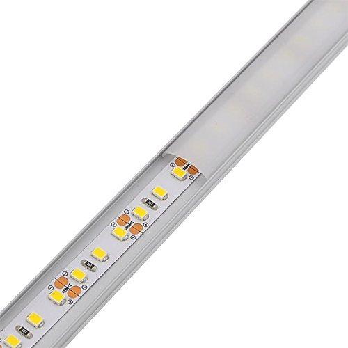 5Pack 1Meter (40'') Bendable Aluminum Channel System with Cover, End Caps, and Mounting Clips, for LED Strip Installations, Ultra-Thin Silver Finish - LEDStrips8