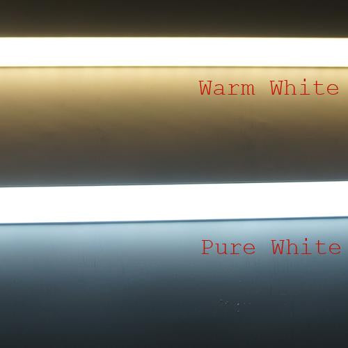 5 / 10 Pack 12V DC LED Corner Linear Profile LED Light Strip in Aluminum Profile with Cover for Under Cabinet Lighting - LEDStrips8