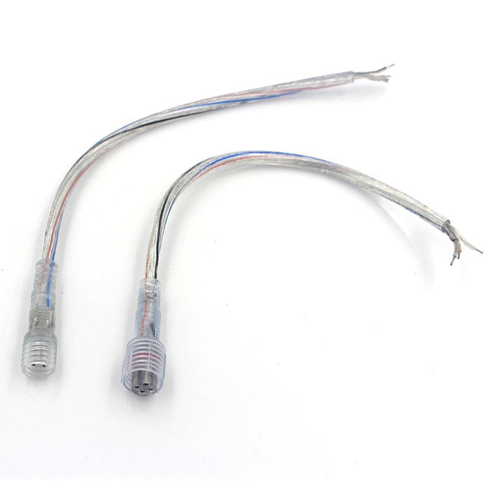 4 PIN waterproof connector (RGB) - LEDStrips8