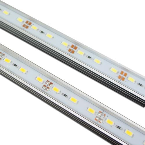 5 / 10 Pack SMD5630 Rigid LED Strip lighting 72LEDs per Meter with U Aluminum Shell - LEDStrips8