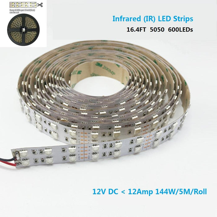 220V RGB LED Strip SMD5050 with IR Remote Controller IP67