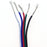 22Guage RGBW RGBWW LED Strip Extension Cable 5pin 5Color Stand Wire Bonded Flat Cable for SMD5050 RGBW RGBWW Color - LEDStrips8