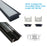 5/10/25/50 Pack Black U03 10x30mm U-Shape Internal Width 20mm LED Aluminum Channel System with Cover, End Caps and Mounting Clips Aluminum Profile for LED Strip Light Installations - LEDStrips8